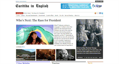 Desktop Screenshot of curitibainenglish.com.br